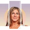 the american actress Jennifer Aniston panels paint by numbers