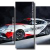 toyota gr supra gt4 race car Panels paint by numbers