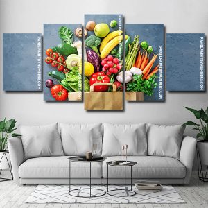 Vegetable Bag panels paint by numbers