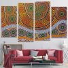 Aboriginal Art panels paint by numbers