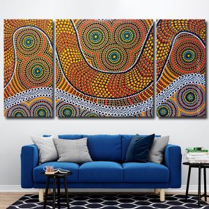 Aboriginal Art panels paint by numbers