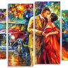 Abstract Romantic Couple Panels paint by numbers