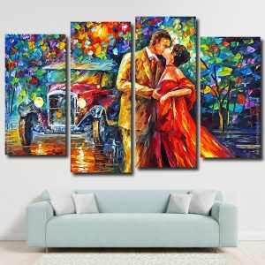 Abstract Romantic Couple Panels paint by numbers