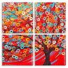 Abstract Tree Art Panels paint by numbers