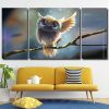 Adorable Cute Owl panels paint by numbers