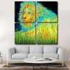 Aesthetic Lion panels paint by numners