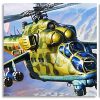 Aesthetic Military Helicopter Panel paint by numbers