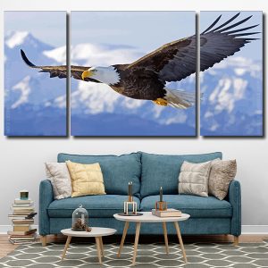 American Bald Eagle Flying Panels paint by numbers