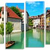 Annecy City France Panels paint by numbers