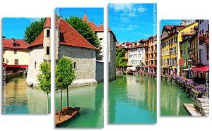 Annecy City France Panels paint by numbers