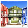 Aveiro Colored Houses panels paint by numbers