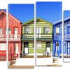 Aveiro Colored Houses panels paint by numbers