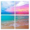 Beautiful Sunset colors at the Beach panels paint by numbers