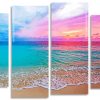 Beautiful Sunset colors at the Beach panels paint by numbers