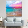 Beautiful Sunset colors at the Beach panel paint by numbers