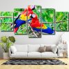 Colorful Beautiful Parrots Scarlet Macaws Panel paint by numbers