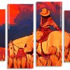 Cowboy Panel paint by numbers