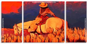 Cowboy Panel paint by numbers