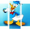 Donald Duck Disney panels paint by numbers