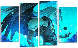 Final Sephiroth Anime Panel paint by numbers