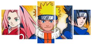 Naruto Anime Panel paint by numbers