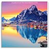 Norway snowy mountains panels paint by numbers