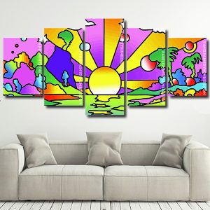 Pop Art Sunny Day panels paint by numbers