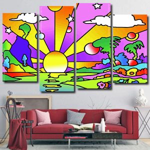 Pop art Sunny day Panels paint by numbers