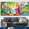 Princesses On Boat panels paint by numbers