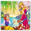 Princesses On Boat panels paint by numbers