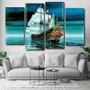 Sailing Pirate Ship In The Ocean panel paint by numbers