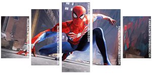 Spider Man Video Game Panel paint by numbers