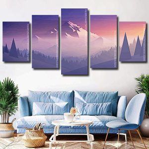 Wonderful Mountains Panels paint by numbers