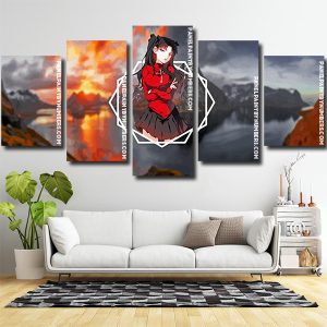 Tohsaka Rin Anime Panels paint by numbers