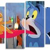 Tom And Jerry Cartoon Panels paint by numbers