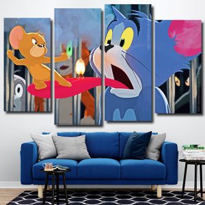 Tom And Jerry Cartoon Panels paint by numbers