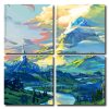 Aesthetic Fantasy Landscape Art Square Panels Paint By Numbers