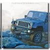 Jeep Wrangler On Rocky Mountain 3 Panels Paint By Numbers