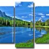 Italy Mountains Landscape 5 Panels Paint By Numbers