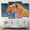 Light Leopard 4 Panels Paint By Numbers