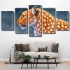 Light Leopard 5 Panels Paint By Numbers