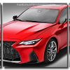 Red Lexus 3 Panels Paint By Numbers