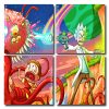 Rick And Morty Battle Square Panels Paint By Numbers