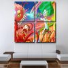 Rick And Morty Battle Square Panels Paint By Numbers