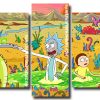 Rick And Morty Volume Two 5 Panels Paint By Numbers