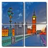 Aesthetic London City Square Panels Paint By Numbers