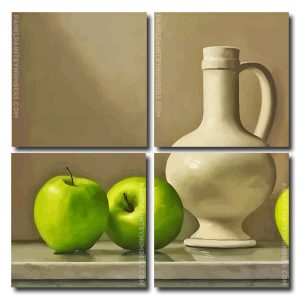 Apples Still Life Square Panels Paint By Numbers