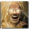 Black Adam Marvel 3 Panels Paint By Numbers