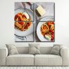 Bucatini Pasta Square Panels Paint By Numbers