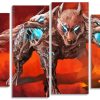 Cerberus 4 Panels Paint By Numbers